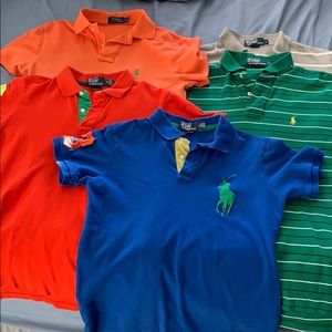 Lot of 5 Polo Ralph Lauren Men’s polos